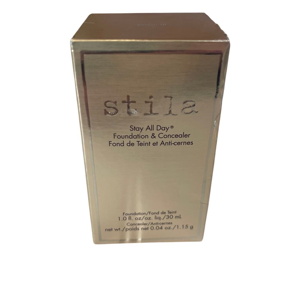 NEW NIB Stila Stay All Day Foundation & Concealer Golden 10 Makeup
